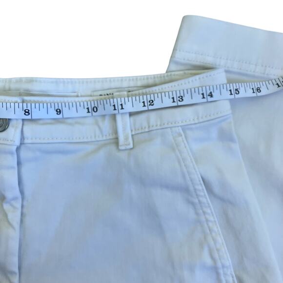 Banana Republic Sz 2 The Weekender Slim Barrel Leg Pants in Ecru Casual Trendy - Picture 8 of 16